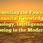 Harnessing the Power of Financial Knowledge, Technology, Intelligence, and Well-being in the Modern Age