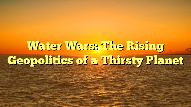 Water Wars: The Rising Geopolitics of a Thirsty Planet